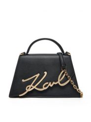 KARL LAGERFELD Torebka A1W30036 Czarny. Czarne torebki klasyczne KARL LAGERFELD, bez wzorów, ze skóry, bez dodatków. Za 999.99 zł.