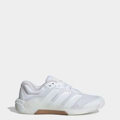 Buty fitness damskie ADIDAS. Buty treningowe adidas, bez wzorów, z kauczuku, bez zapięcia, na fitness i siłownię. Za 579.99 zł.