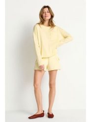 Rich & Royal Bluza w kolorze żółtym rozmiar: XL. Żółte bluzy Rich & Royal, xl, bez wzorów, z bawełny, bez ramiączek, bez kaptura. Za 144.95 zł.