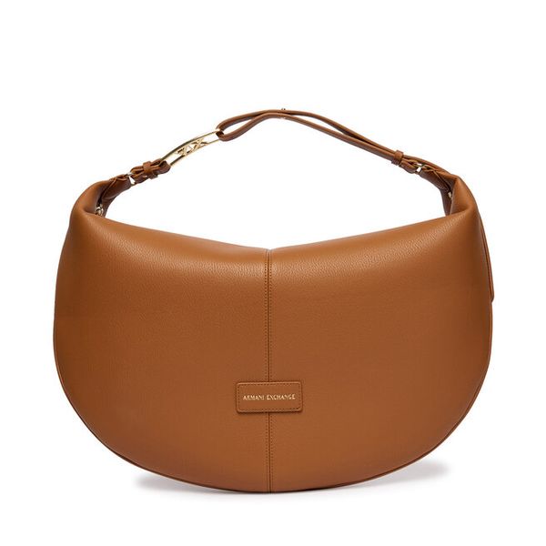 Torebka Armani Exchange. Brązowe torebki klasyczne Armani Exchange, bez wzorów, klasyczne, bez dodatków. Za 431.99 zł.