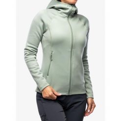 Bluza z kapturem damska Montane Fury Hoodie. Niebieskie bluzy Montane, na zimę, xs, bez wzorów, sportowe, bez ramiączek, z kapturem. Za 408.99 zł.