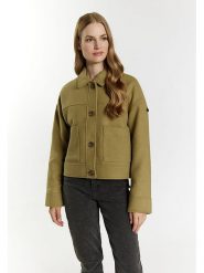 DreiMaster Kurtka przejściowa w kolorze khaki rozmiar: XXL. Brązowe kurtki Dreimaster, xxl, bez wzorów, bez kaptura. Za 302.39 zł.