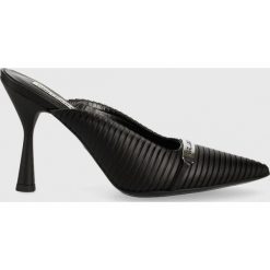 Karl Lagerfeld klapki PANACHE HI KL30885.000 kolor czarny. Czarne klapki KARL LAGERFELD, bez wzorów, z gumy, bez obcasa, na obcasie, bez zapięcia. W wyprzedaży za 519.99 zł.
