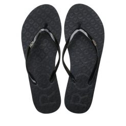 Japonki Roxy. Czarne japonki Roxy, bez wzorów, sportowe. Za 59.99 zł.