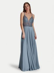 Hey Kyla Sukienka wieczorowa 5AI056HK Niebieski Regular Fit. Niebieskie sukienki Hey Kyla, bez wzorów, z syntetyku, wizytowe, bez kołnierzyka, bez ramiączek. Za 549.99 zł.