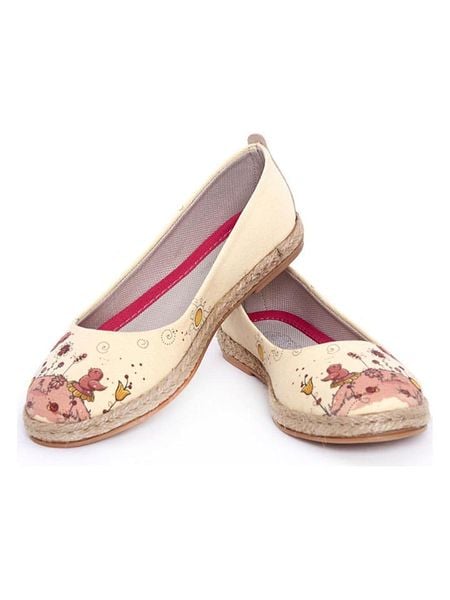 Goby Espadryle w kolorze kremowo-jasnoróżowym rozmiar: 39. Brązowe espadryle Goby, bez wzorów, bez obcasa. Za 159.95 zł.