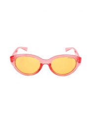 Polaroid Damskie okulary przeciwsłoneczne w kolorze czerwono-pomarańczowym rozmiar: 52. Czerwone okulary przeciwsłoneczne Polaroid, bez wzorów, z tworzywa sztucznego, szklane. Za 73.95 zł.