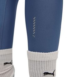 Damskie legginsy Puma Velocity. Niebieskie legginsy Puma, bez wzorów, sportowe. W wyprzedaży za 197.35 zł.