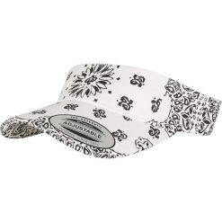 Czapka Z Daszkiem Paisley. Czarne czapki z daszkiem FLEXFIT, bez wzorów, z bawełny. Za 89.99 zł.