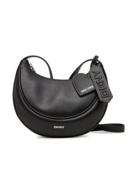 DKNY Torebka R51EZJ25 Czarny. Czarne listonoszki DKNY, bez wzorów, ze skóry, bez dodatków. Za 469.99 zł.
