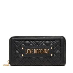 Portfel LOVE MOSCHINO. Czarne portfele Love Moschino, bez wzorów. Za 349.99 zł.