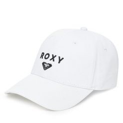 Czapka z daszkiem Roxy. Białe czapki z daszkiem Roxy, bez wzorów. Za 79.99 zł.