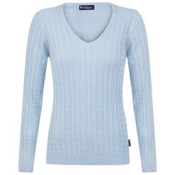 Sweter w kolorze niebieskim. Swetry Denim Culture. W wyprzedaży za 149.95 zł.