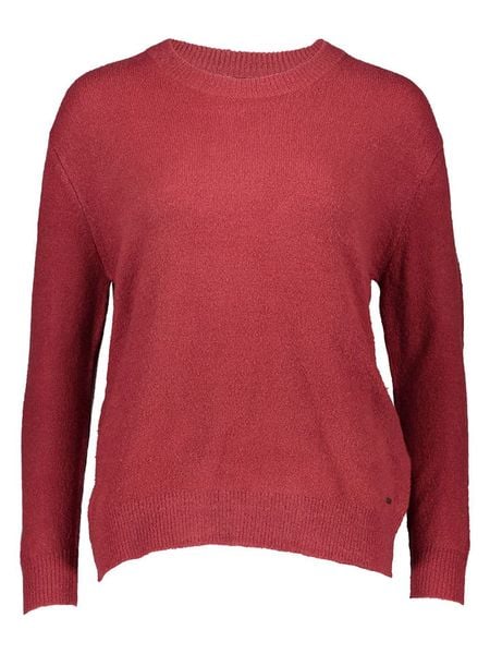 Pepe Jeans Sweter w kolorze czerwonym rozmiar: M. Czerwone swetry Pepe Jeans, m, bez wzorów, z jeansu, bez ramiączek. Za 167.28 zł.