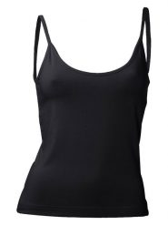 Heine Top w kolorze czarnym rozmiar: 38. Czarne topy Heine, bez wzorów, bez kołnierzyka, bez ramiączek. Za 43.99 zł.