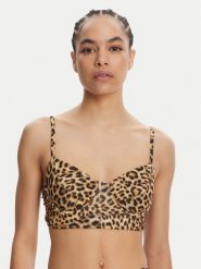 NORMA KAMALI Góra od bikini KK324YPL325656 Brązowy. Brązowe bikini Norma Kamali, bez wzorów, z syntetyku. Za 579.99 zł.
