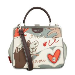 Szara Torebka Anekke Modny Kuferek Damski. Szare torebki klasyczne Anekke, z aplikacjami, eleganckie, na ramię, bez dodatków. Za 399.00 zł.