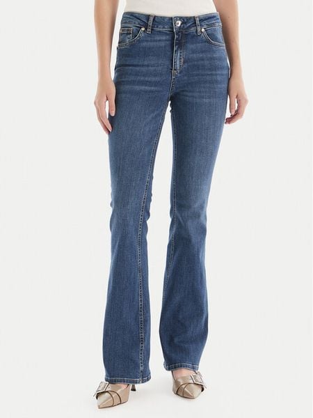 Liu Jo Jeansy UF5015 D0236 Niebieski Bootcut Fit. Niebieskie jeansy Liu Jo, bez wzorów, z bawełny. Za 499.99 zł.