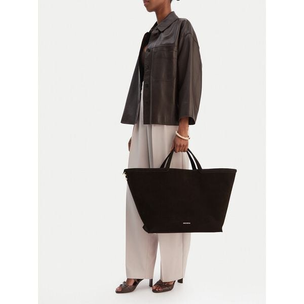 Torebka GINO ROSSI. Brązowe shopper bag Gino Rossi, bez wzorów, bez dodatków. Za 455.99 zł.