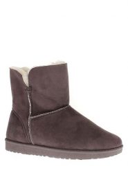 ISLAND BOOT Botki zimowe "Chloe" w kolorze antracytowym rozmiar: 40. Czarne botki Island Boot, bez wzorów, z materiału, bez obcasa, bez zapięcia. Za 146.85 zł.
