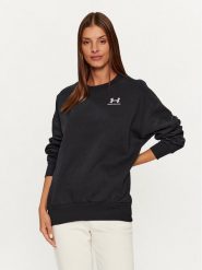 Under Armour Bluza Essential Flc Os Crew 1379475 Czarny Loose Fit. Czarne bluzy Under Armour, l, bez wzorów, z bawełny, bez ramiączek, bez kaptura. Za 209.99 zł.