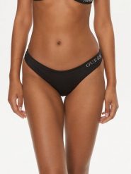 Guess Dół od bikini E4GO02 LY00K Czarny. Czarne bikini Guess, z aplikacjami, z syntetyku. Za 169.99 zł.