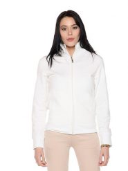 Bluza ciepła z pełny zamek błyskawiczny na czas wolny. Brązowe bluzy LEONE 1947 APPAREL, xs, bez wzorów, bez ramiączek, bez kaptura. Za 328.38 zł.