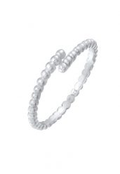 Elli Damska obrączka z motywem kuli otwarta regulowana wykonana z srebra próby 925 Sterling Silver Pierścionki 1 ct Damski. Szare pierścionki Elli, srebrne. Za 333.99 zł.