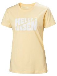Helly Hansen Koszulka funkcyjna "F2F Cotton Tee 2.0" w kolorze żółtym rozmiar: L. Żółte spodnie sportowe Helly Hansen, bez wzorów, z bawełny, outdoorowe. Za 70.41 zł.