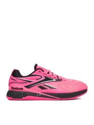 Reebok Buty na siłownię EO-NANO X5 EDGE 100244436 Różowy. Czerwone buty treningowe Reebok, bez wzorów, z materiału, bez zapięcia, na fitness i siłownię. Za 599.99 zł.