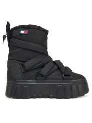 Tommy Jeans Śniegowce Tjw Chunky Snow Boot Nylon EN0EN02842 Czarny. Czarne śniegowce Tommy Jeans, bez wzorów, z jeansu, bez zapięcia. Za 559.99 zł.