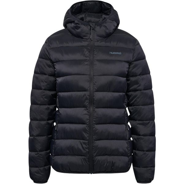 Damska kurtka puchowa Hummel Lightweight. Czarne kurtki Hummel, bez wzorów, z puchu, bez kaptura. Za 344.50 zł.