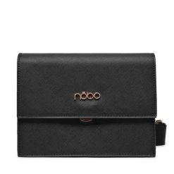 Torebka Nobo. Czarne listonoszki NOBO, bez wzorów, bez dodatków. Za 219.99 zł.