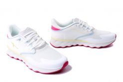 TAMARIS 1-23700-44 197 white comb, półbuty damskie. Białe półbuty wsuwane Tamaris, bez wzorów, z tkaniny, bez obcasa. Za 297.42 zł.