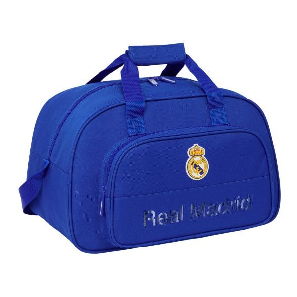Torba sportowa REAL MADRID Niebieski. Niebieskie torby sportowe Real Madrid, bez wzorów, z materiału. Za 159.00 zł.