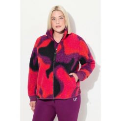 Damskie Kurtka polarowa HYPRAR stójka kieszenie zapinane na zamek. Czerwone kurtki Ulla Popken, na zimę, plus size, bez wzorów, z materiału, bez kaptura. Za 429.99 zł.