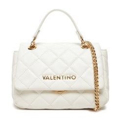 Torebka Valentino. Białe kopertówki Valentino, bez wzorów, bez dodatków. Za 539.99 zł.