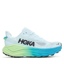 Buty do biegania Hoka. Niebieskie buty do biegania HOKA, bez wzorów, bez zapięcia, do biegania. Za 719.99 zł.