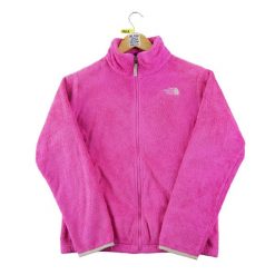 Second life - Kurtka polarowa TNF Pink Osito dla kobiet - Stan dobry. Czerwone kurtki The North Face, bez wzorów, z polaru, sportowe, bez kaptura. Za 127.76 zł.