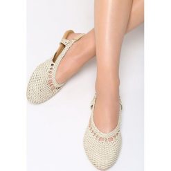 Beżowe Sandały Head Over Heels. Brązowe baleriny Born2be, z materiału. Za 79.99 zł.