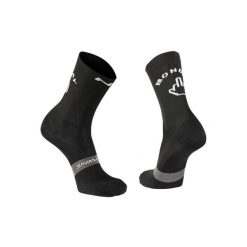 Skarpety rowerowe NORTHWAVE SUNDAY MONDAY SOCK czarne. Czarne skarpetki Northwave, bez wzorów, z włókna. Za 30.00 zł.