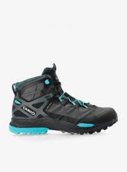 Buty turystyczne damskie AKU Rocket Mid DFS GTX. Szare trekkingi Aku, bez wzorów, z gore-texu, bez zapięcia, trekkingowe, gore-tex. Za 499.00 zł.