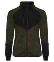 Clique Haines Women Kurtka polar z segmentami softshell — ciepła i funkcjonalna. Zielone kurtki przejściowe sportowe CLIQUE, xl, bez wzorów, z dzianiny, bez kaptura. Za 284.23 zł.