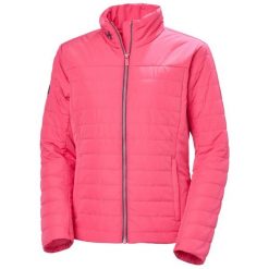 Damska kurtka puchowa Helly Hansen Crew 2.0. Czerwone kurtki Helly Hansen, s, bez wzorów, z poliesteru, eleganckie, bez kaptura. Za 662.50 zł.