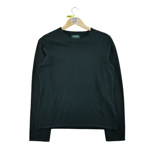 Second life - Lauren Ralph Lauren sweter damski - Stan dobry. Czarne swetry Ralph Lauren, l, bez wzorów, klasyczne, bez ramiączek. Za 85.16 zł.