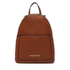 Plecak Valentino. Brązowe plecaki Valentino, bez wzorów, bez dodatków. Za 349.99 zł.