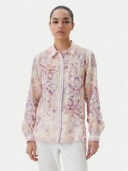 Hale Bob Koszula with linen Nia 4ZCA214A Beżowy Regular Fit. Brązowe koszule Hale bob, l, bez wzorów, ze lnu, bez kołnierzyka, bez ramiączek. Za 876.99 zł.