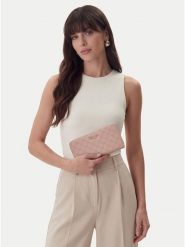 Nine West Portfel CEO-NW-W1-007-SS26 Różowy. Czerwone portfele Nine West, bez wzorów, ze skóry. Za 79.99 zł.