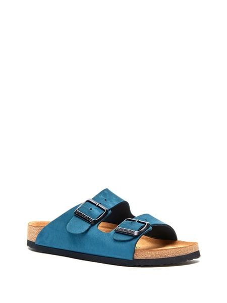 Comfortfusse Skórzane klapki w kolorze granatowym rozmiar: 40. Niebieskie klapki Comfortfüße, bez wzorów, klasyczne, z otwartym noskiem, bez obcasa, bez zapięcia. Za 174.84 zł.