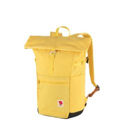 Plecak miejski Fjallraven High Coast Foldsack 24 - mellow yellow. Żółte plecaki Fjällräven, bez wzorów, bez dodatków. Za 419.99 zł.